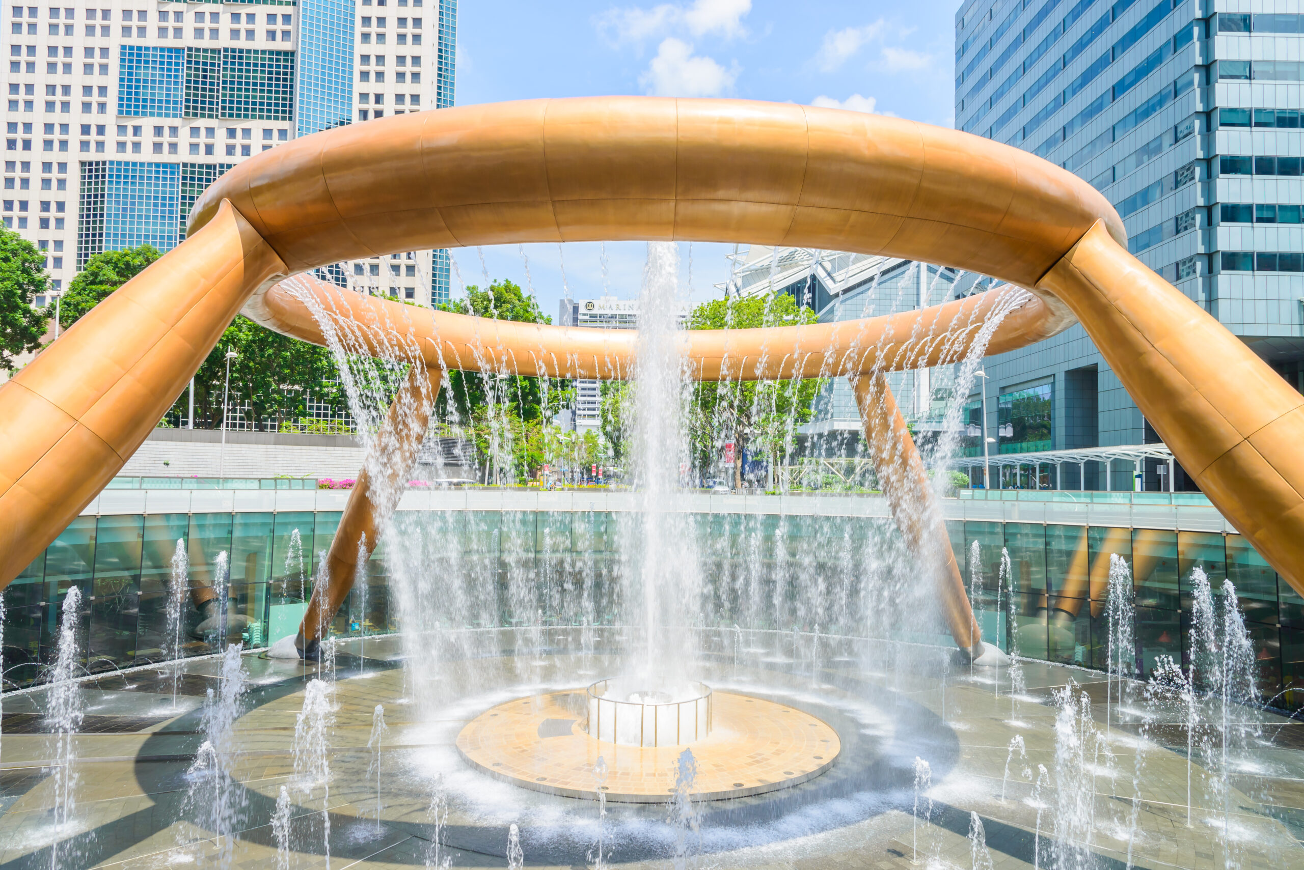 Fountain of wealth at singapore