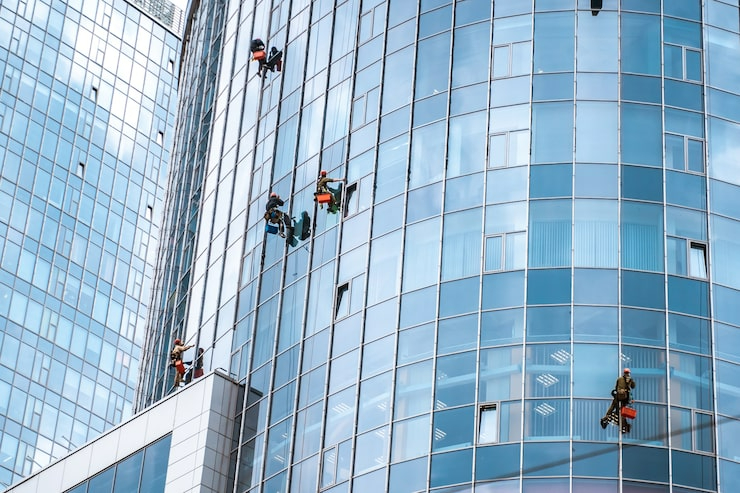 Rope Access Facade Cleaning
